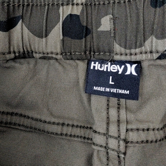 NWT Hurley Woven Camo Stretch Big Boys Size 4 Joggers - Picture 3 of 5